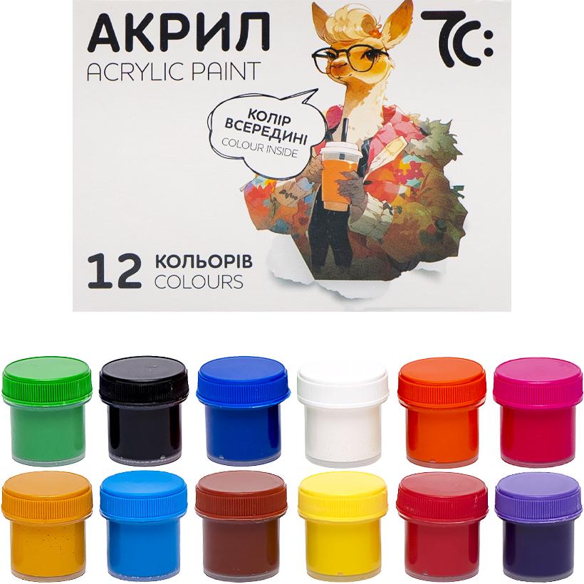 Акрилова фарба Гамма 12кол 10мл 7С 7С51202