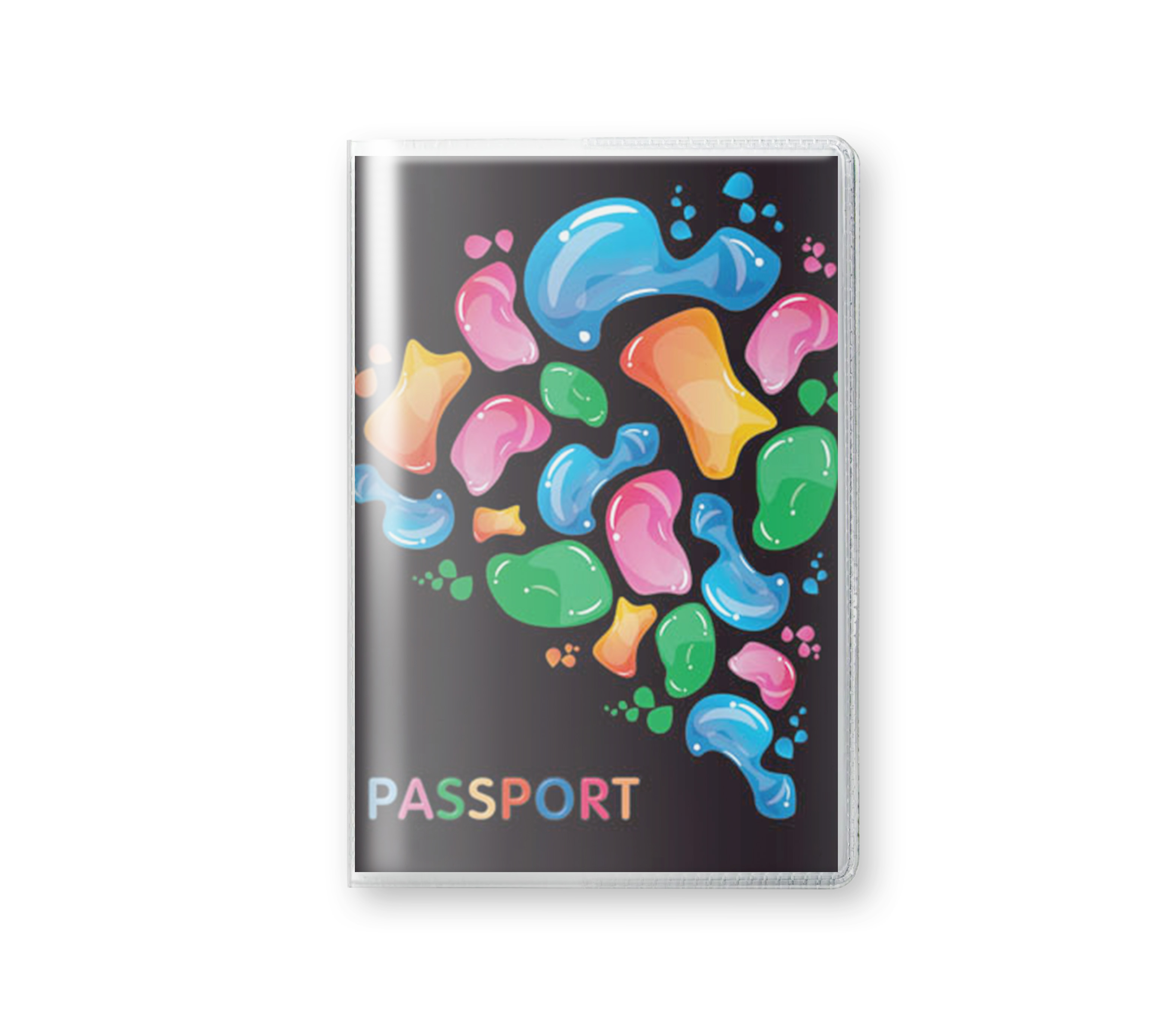 Блокнот Passport Аркуш кл А6 40арк 90х125мм Кольорові краплі 1В169