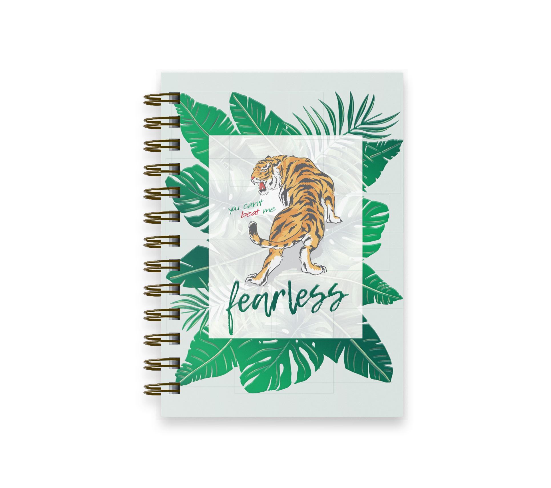 Блокнот Аркуш кл боковая спираль кремовый блок В6 120лист Тигр 1В1709