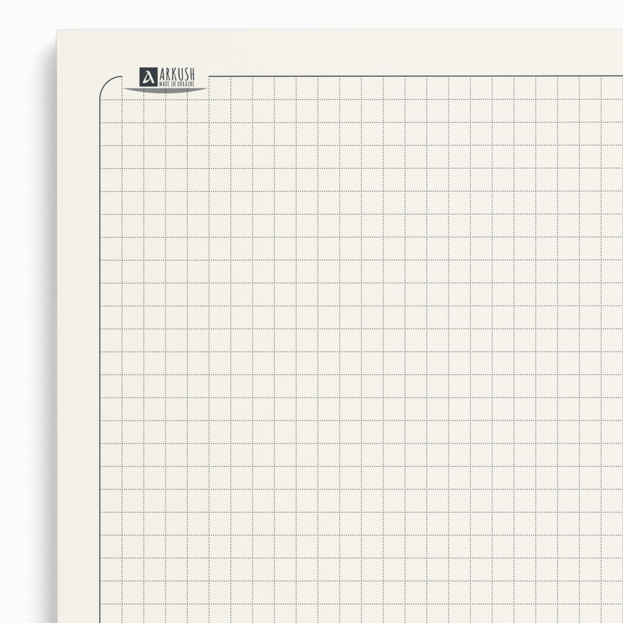 Блокнот Аркуш кл боковая спираль кремовый блок В4 120лист Зонтики 1В1761
