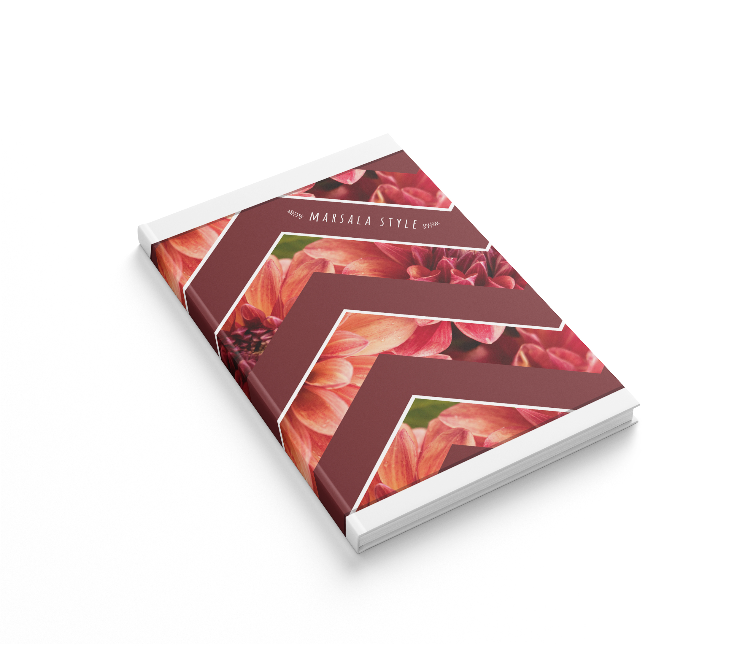 Блокнот Аркуш кл 80арк 108х169мм Marsala style 1В424