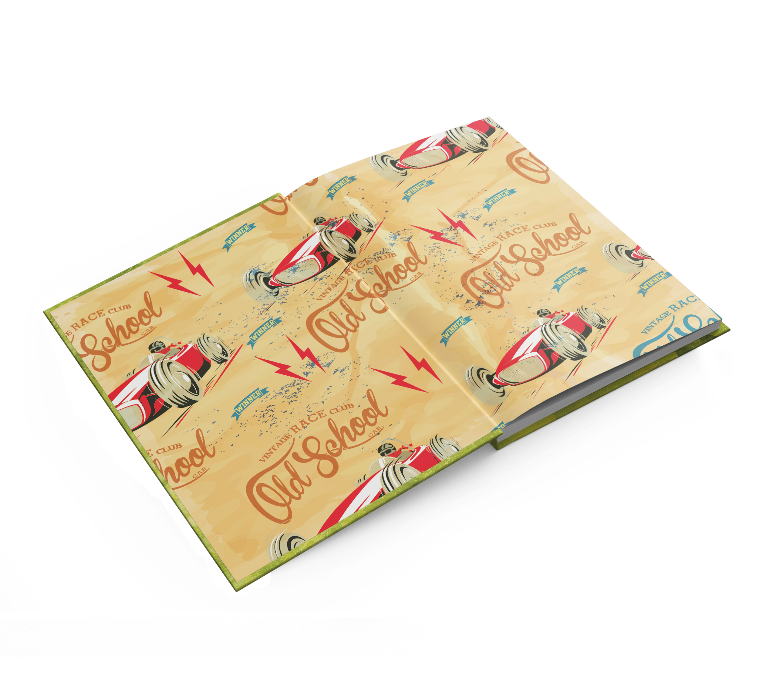 Блокнот Аркуш кл 80арк 148х203мм Vintage race club 1В800