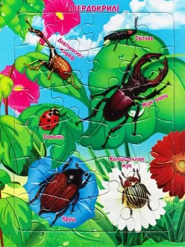 Книжка-пазл Септіма А4 Комахи