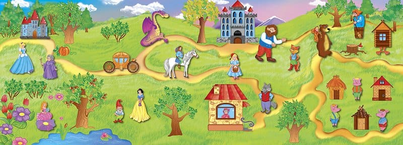 Книга УЛА Панорамка-игра Сказочный мир