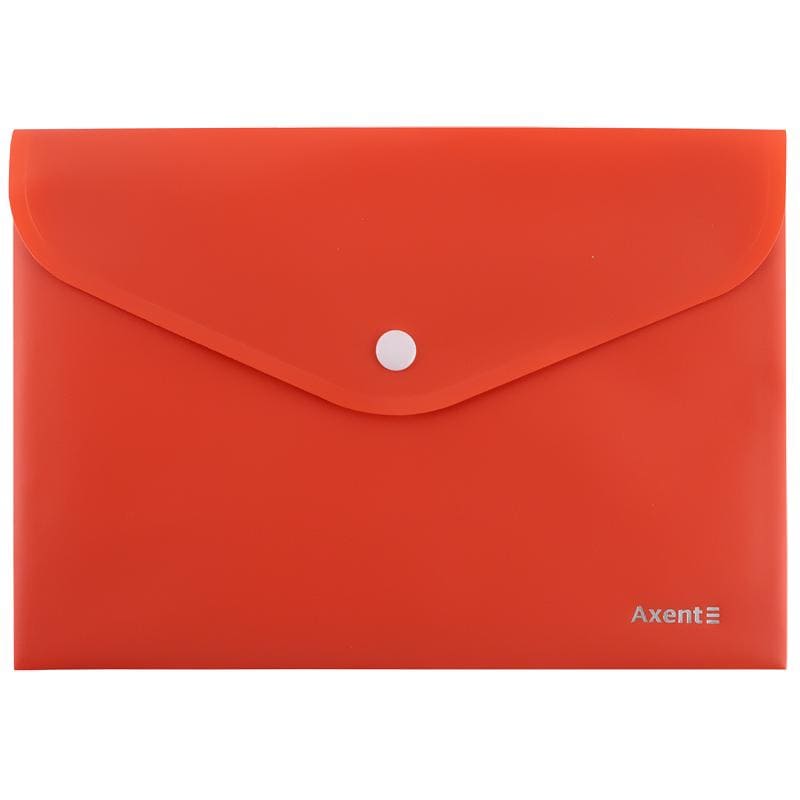 Папка-конверт на кнопці Axent A5 Earth colors кораловий 1522-28-A