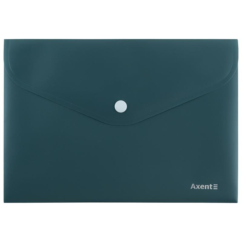 Папка-конверт на кнопке Axent A5 Earth colors зеленый 1522-30-A