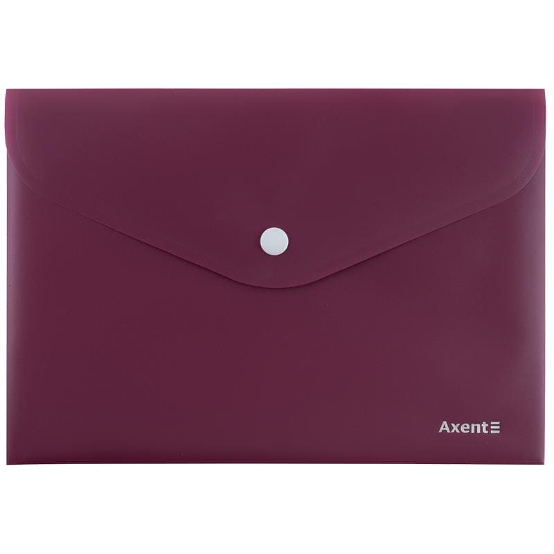 Папка-конверт на кнопці Axent A5 Earth colors бордовий 1522-31-A