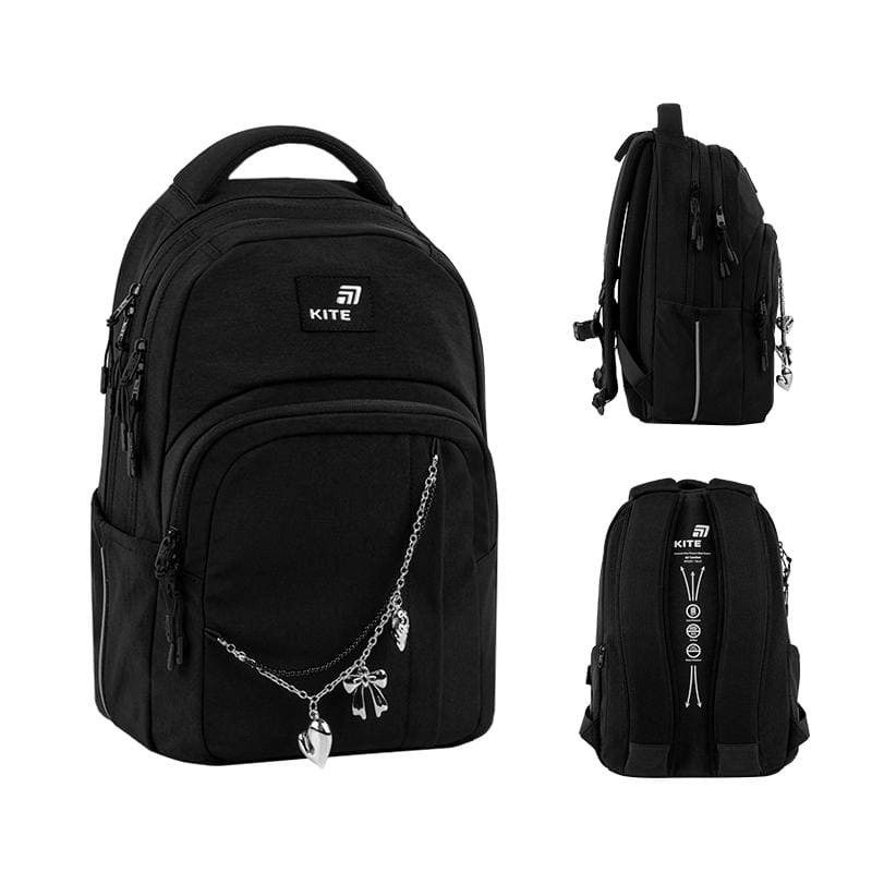 Рюкзак Kite Education teens Black&Charm K26-2578M-1 На замовлення
