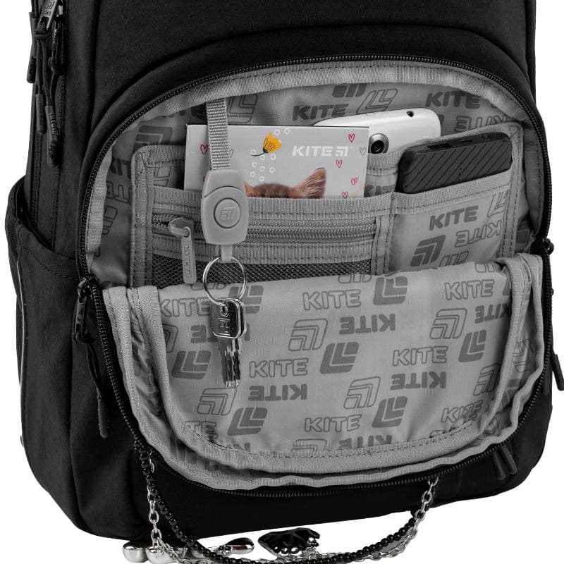 Рюкзак Kite Education teens Black&Charm K26-2578M-1 На замовлення