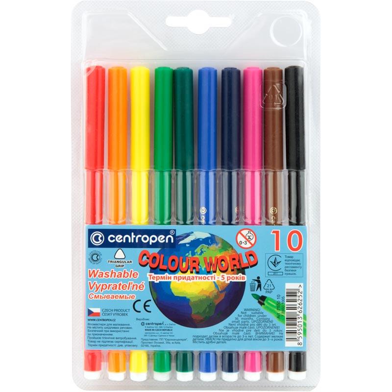 Фломастери Centropen Colour World 10кол CN7550/10
