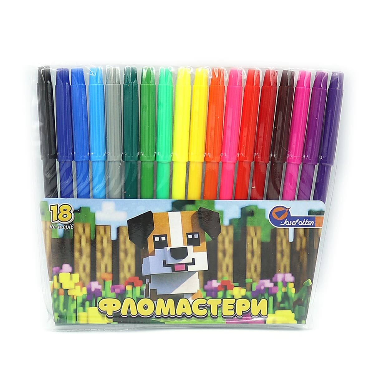 Фломастери JosefOtten 18кол Песик 828-18F