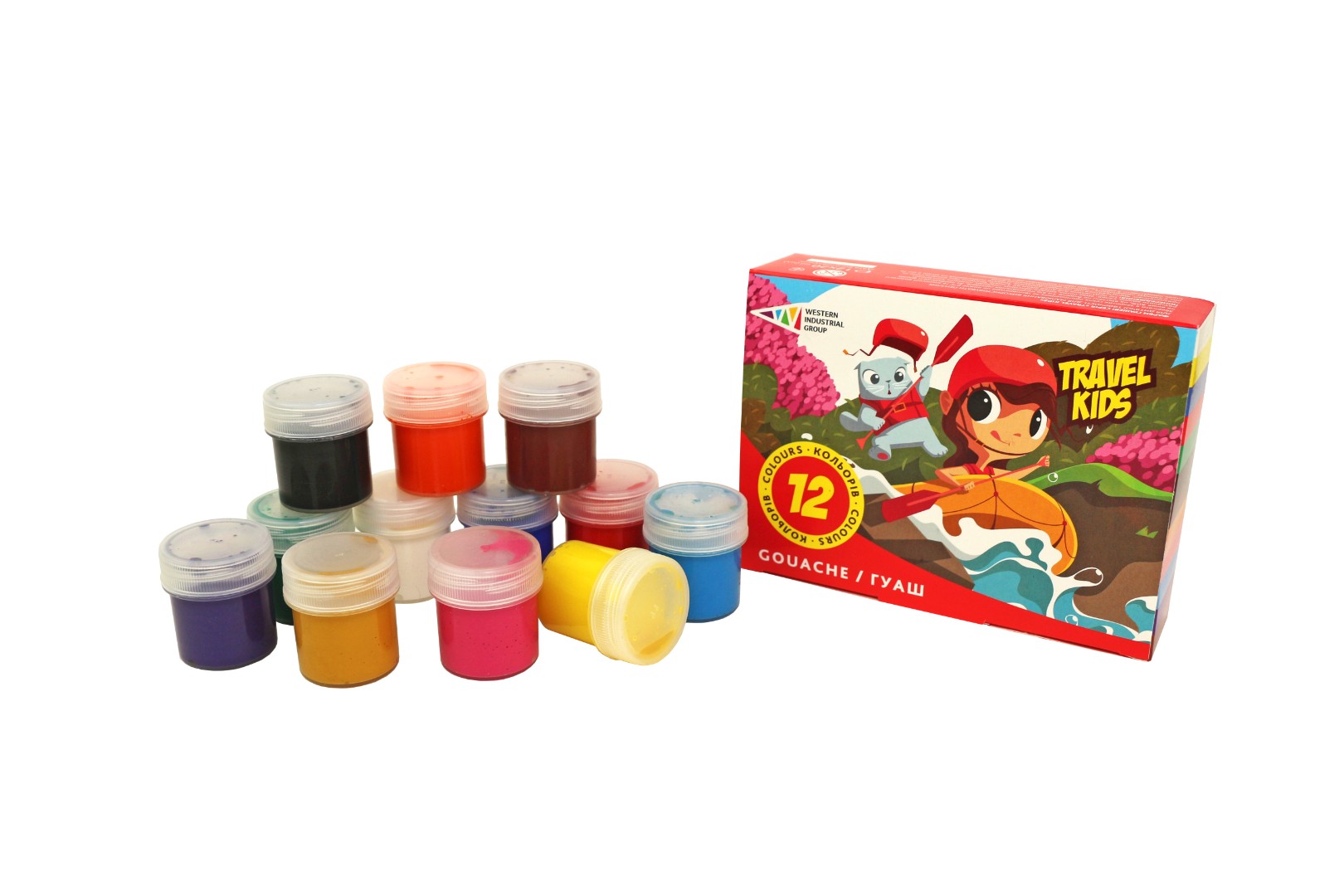 Гуаш Гамма TRAVEL KIDS 12кол 20мл 321037/ТК