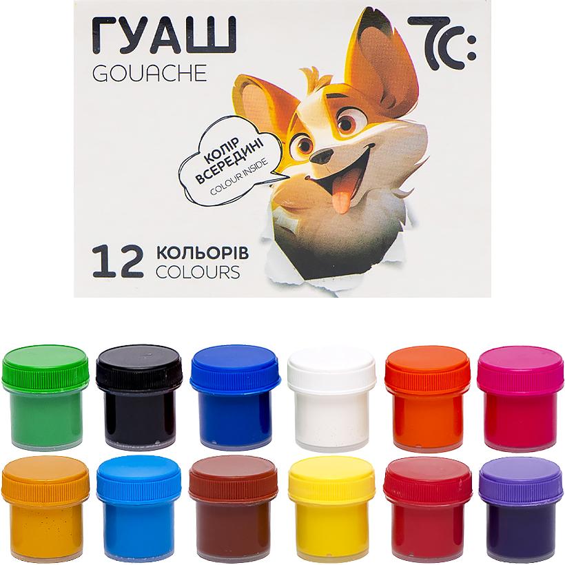 Гуашь Гамма 7С 12цв х 10мл 120мл 7С21203