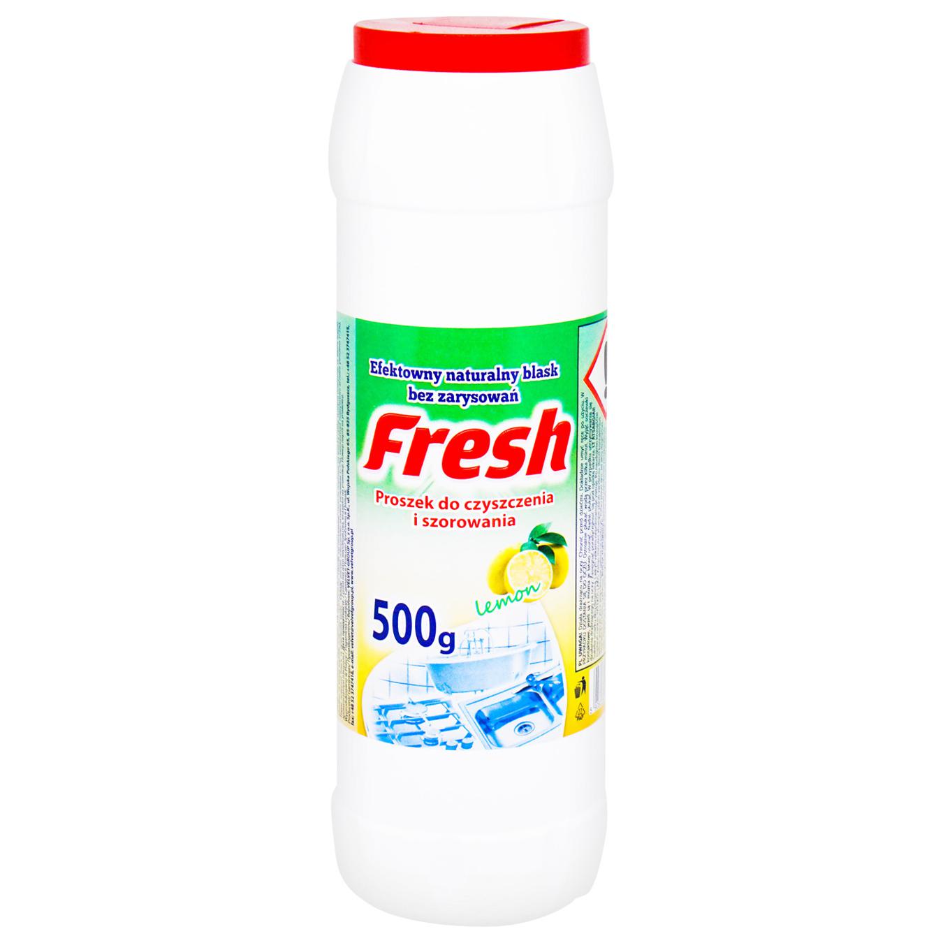 Порошок для чищення FRESH 500г лимон 10797