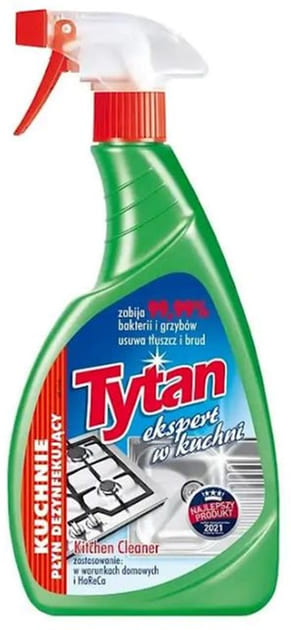 Рідина для миття кухні TYTAN 500г Експерт на кухні спрей 27519 27510 81668