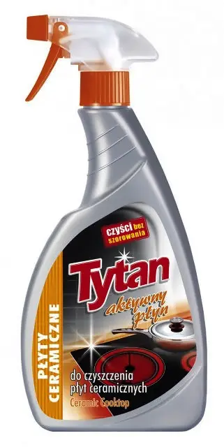 Рідина для чистки керамічних плит TYTAN 500г спрей 28310