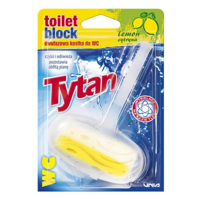 Туалетный ароматизатор двухфазный TYTAN 40г Лимонная корзинка 51010