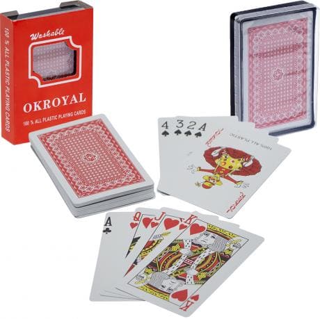 Карти гральні OKROYAL 54 шт пластик OKR2