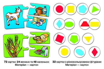 Що до чого. Продукти харчування. в коробці