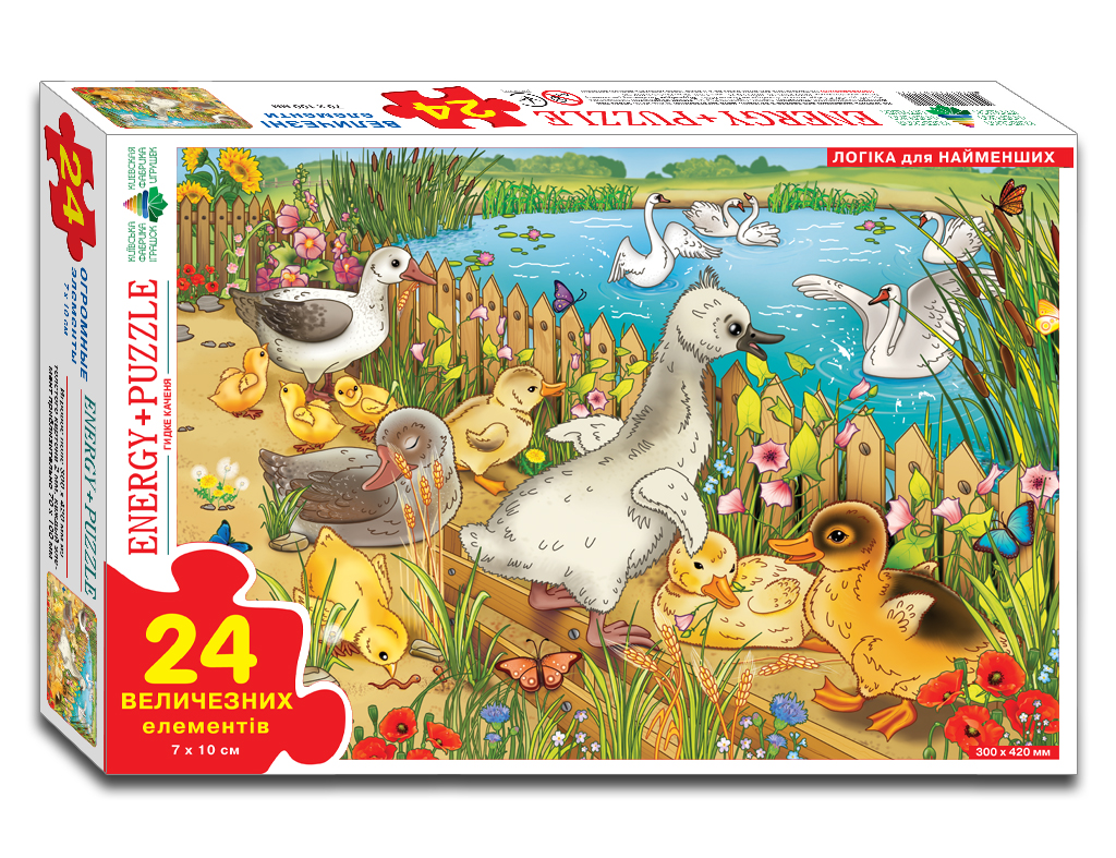 Игра-пазл Гадкое качение 24 элемента в коробке