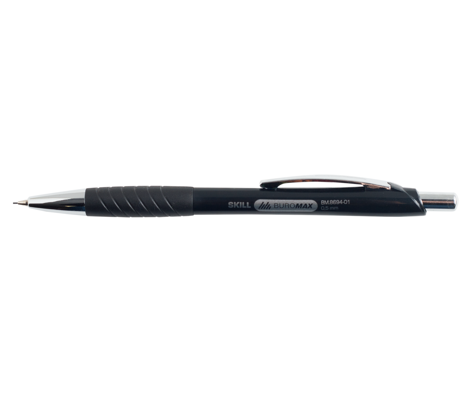 Олівець механічний BUROMAX 0.5мм чорний BM.8694