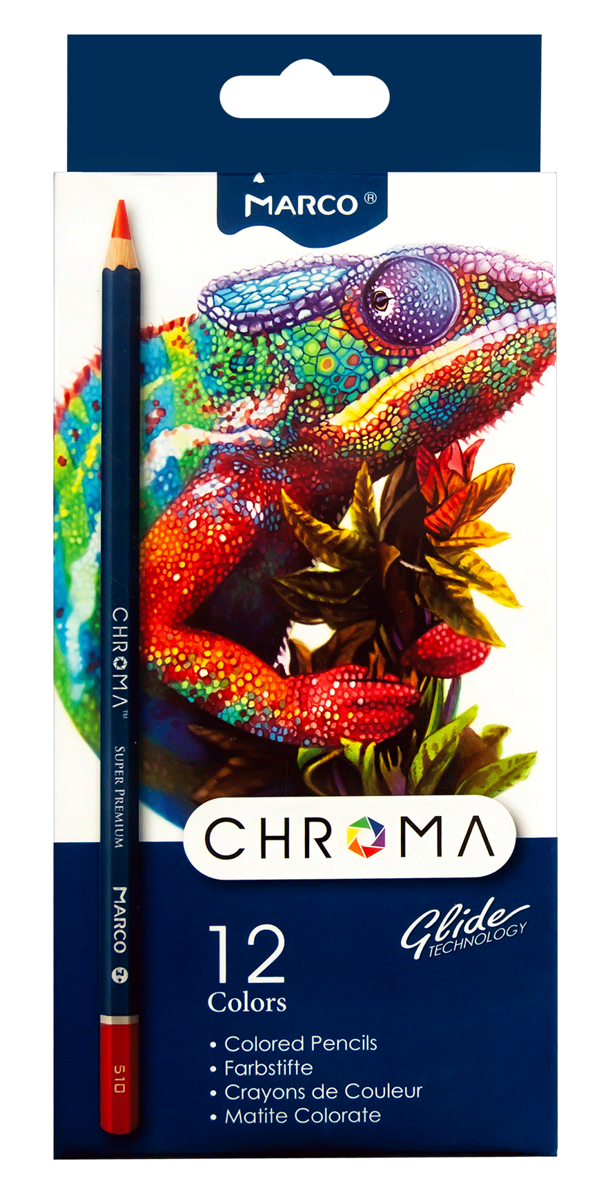 Олівці кольорові Marco 12кол Chroma 8010-12CB