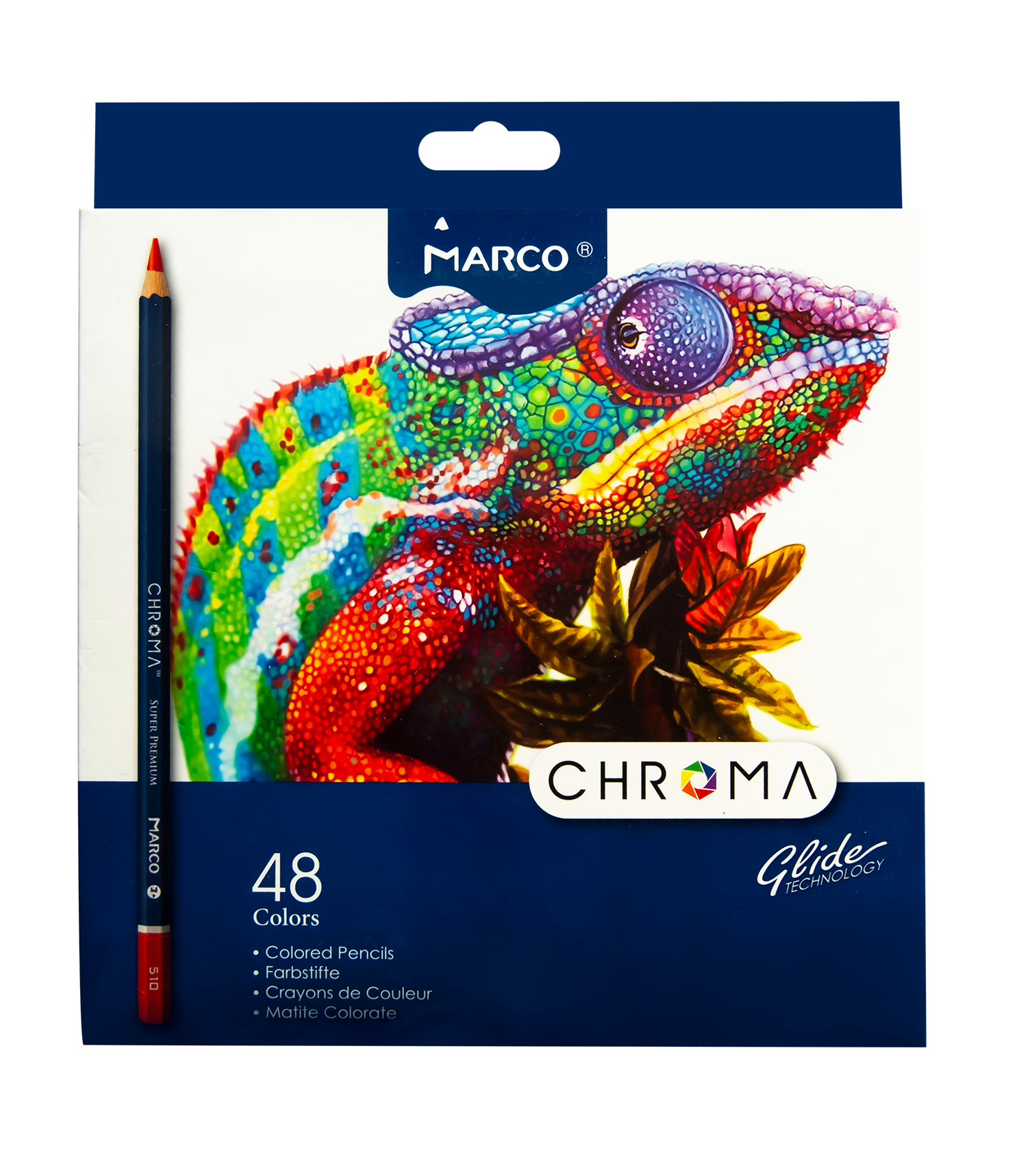 Карандаши цветные Marco 48цв Chroma 8010-48CB