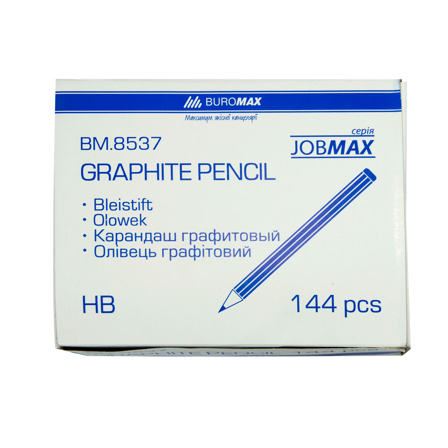 Карандаш графитный BUROMAX НВ ВМ.8537