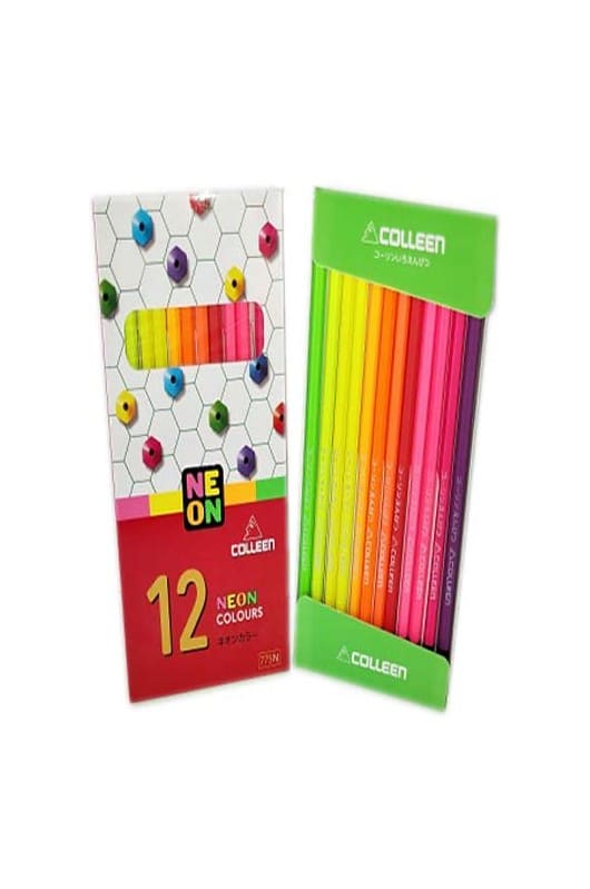 Олівці кольорові Colleen NEON 12кол 775N