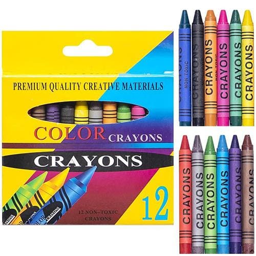 Олівці воскові Crayons 12кол 8496-12