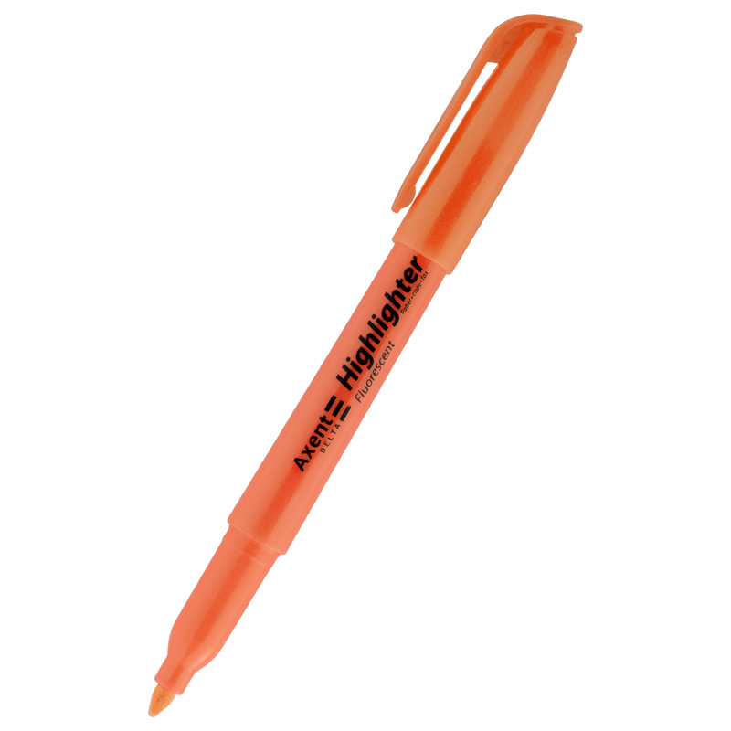 Маркер Highlighter Delta by Axent 2-4мм оранжевый D2503-12