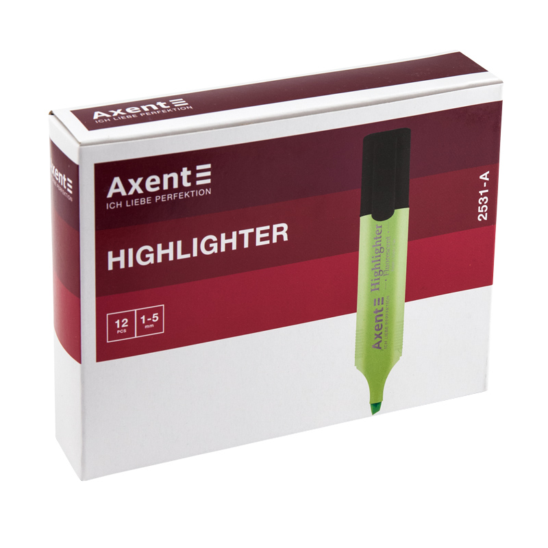 Маркер Highlighter AXENT 1-5мм помаранчевий 2531-12-A