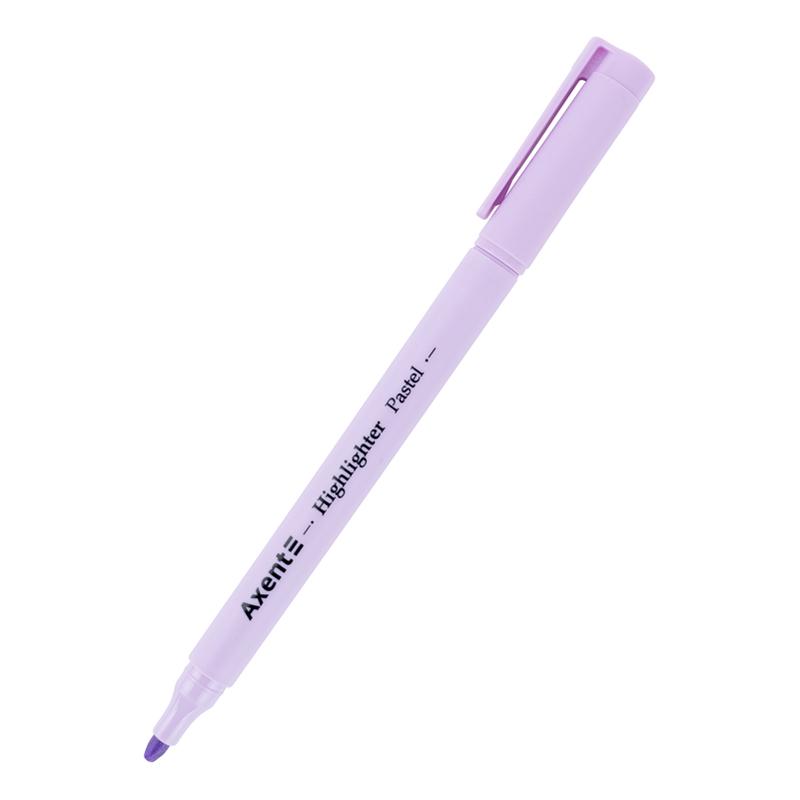 Маркер AXENT Highlighter Pastel 2-4мм лавандовий 2533-36-A