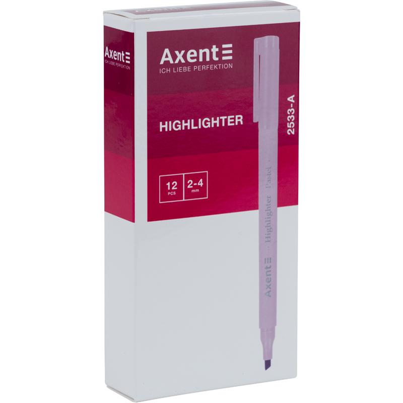 Маркер AXENT Highlighter Pastel 2-4мм бірюзовий 2533-09-A
