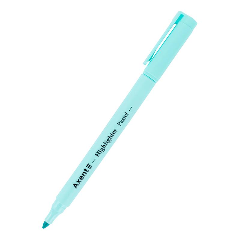 Маркер AXENT Highlighter Pastel 2-4мм бірюзовий 2533-09-A
