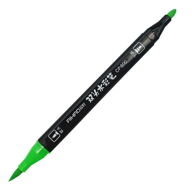 Скетч-маркери-пензлик/фломастери двосторонні AIHAO 36шт 600-36СР