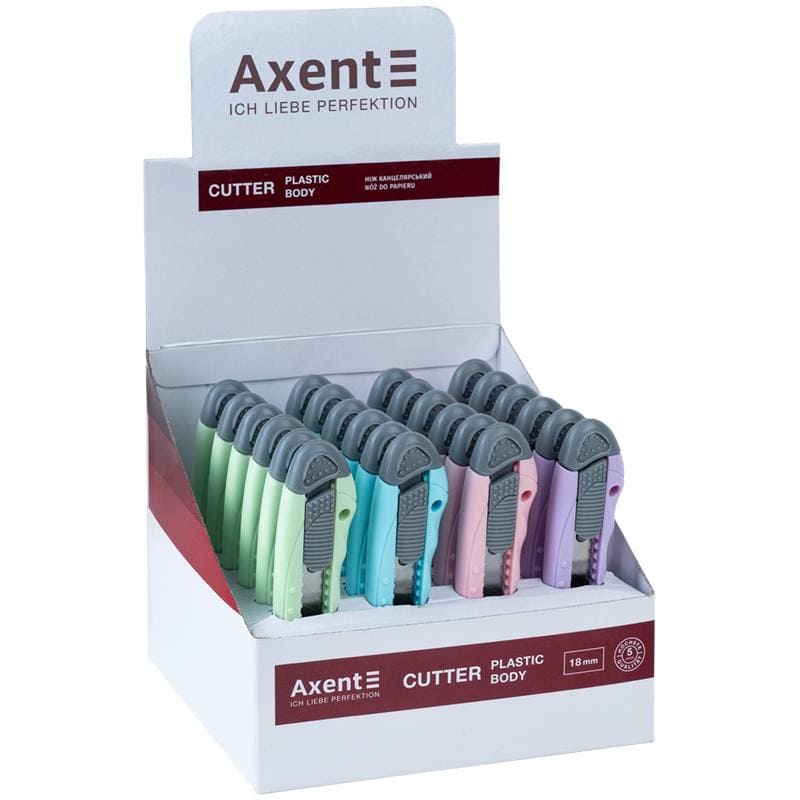 Ніж канцелярський Axent 18мм 6402-A