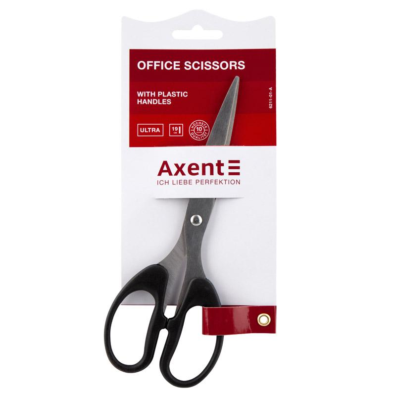 Ножницы Axent 190мм Ultra черные AX6211-01
