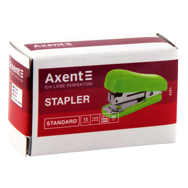 Степлер Standart Axent №10 12л черный 4221-01-А