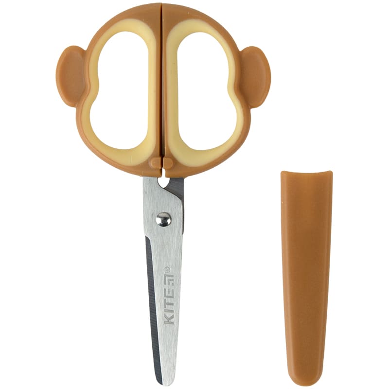 Ножиці дитячі Kite в футлярі 13см Monkey K21-017-03