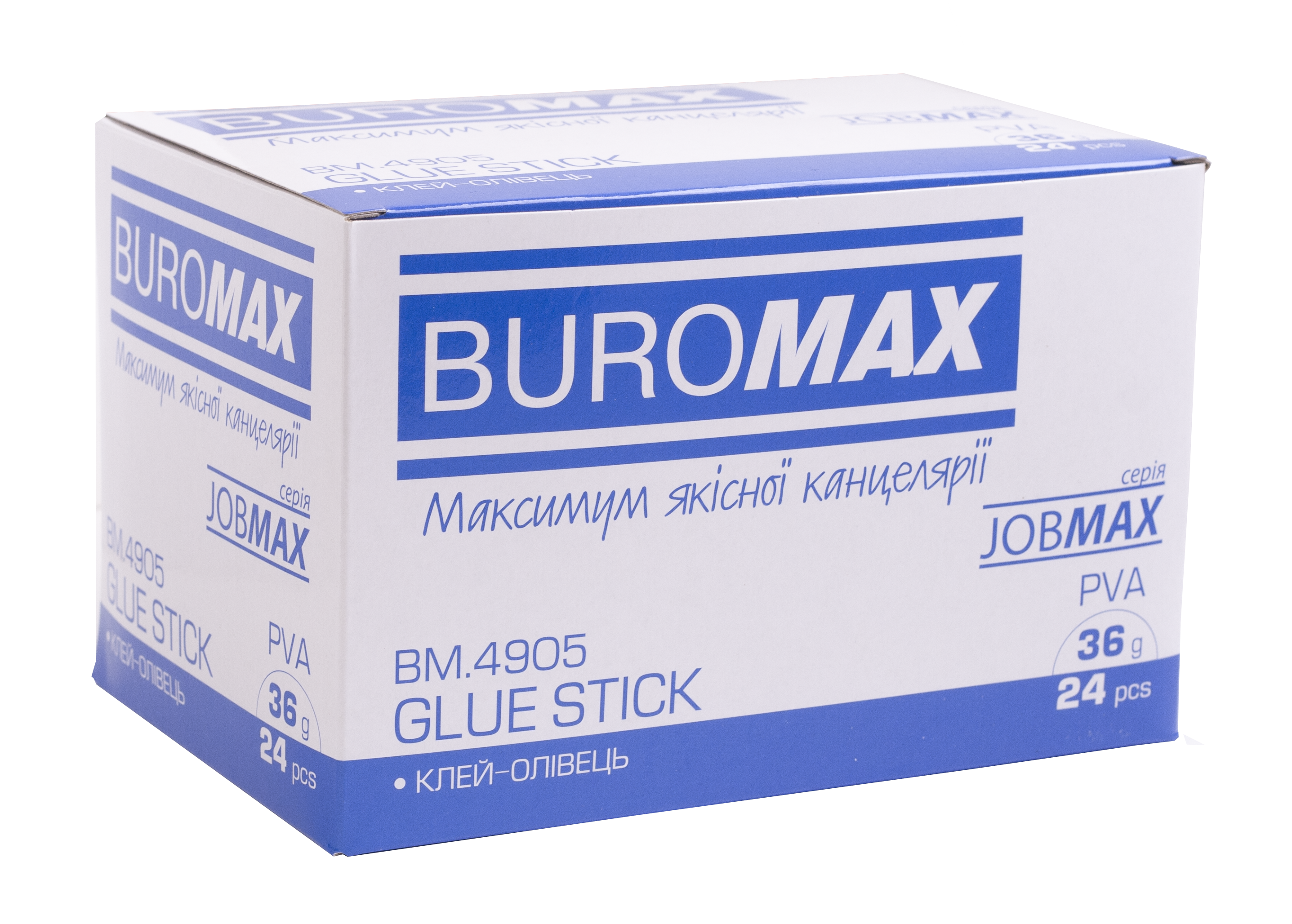 Клей-олівець BUROMAX 36г PVA ВМ4905