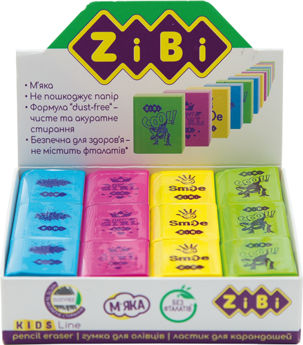 Ластик Книжка KIDS Line ZIBI 30х25х8мм ZB.5454