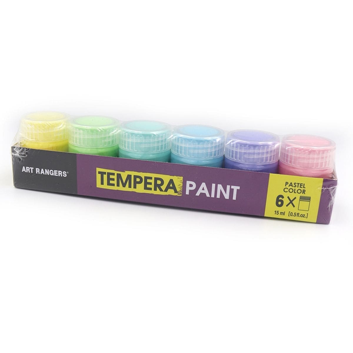 Фарби водорозчинні TEMPERA Art Rangers 6кол 15мл Pastel РТ11С.06015.А
