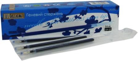 Стрижень гелевий Leader синій LR-650