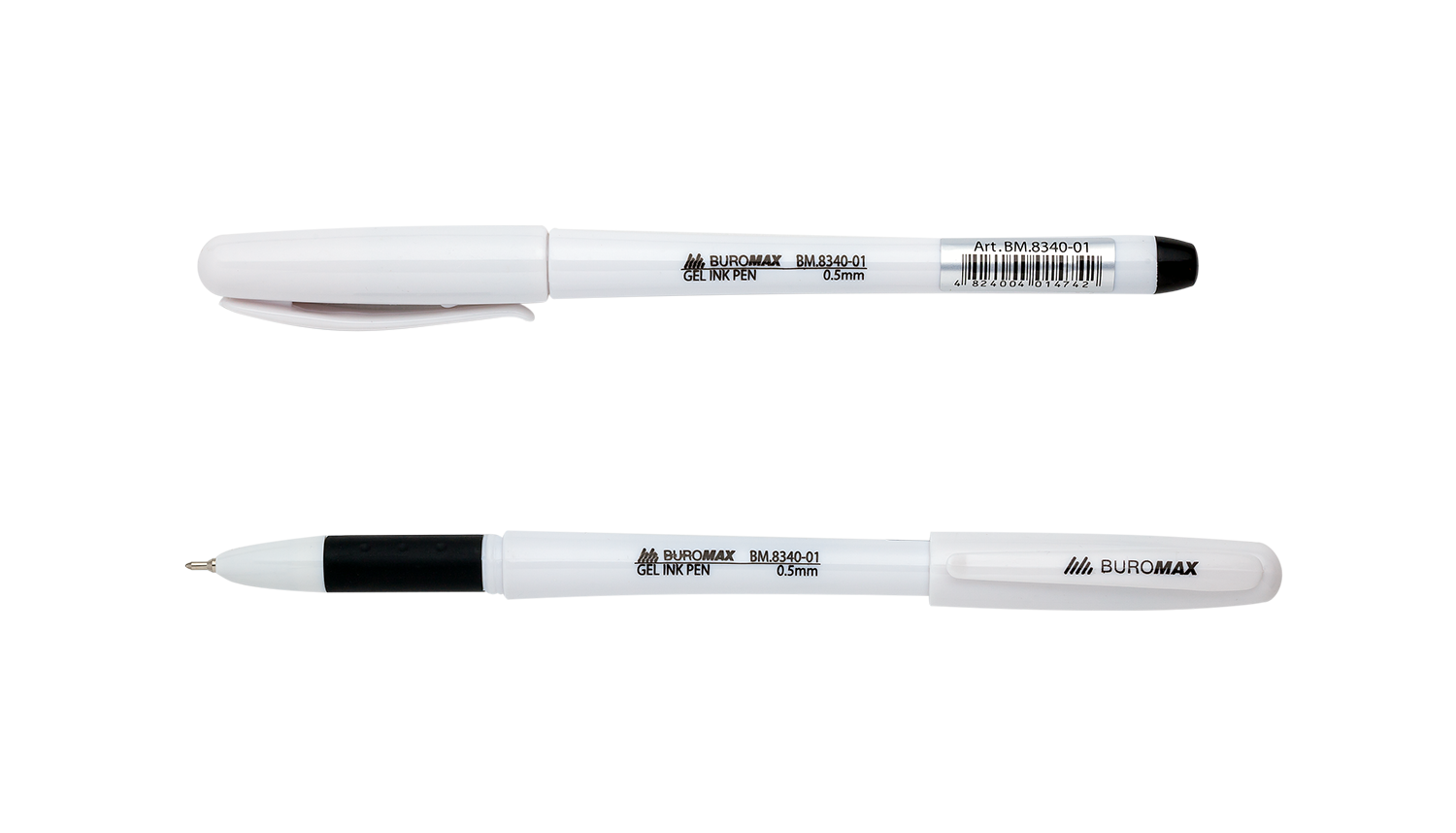Ручка гелевая JOBMAX черная BM.8340-01
