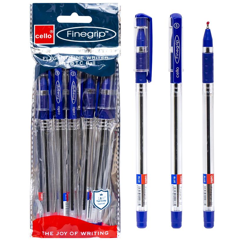 Ручка кулькова Cello Finegrip 0,7мм синя 91056