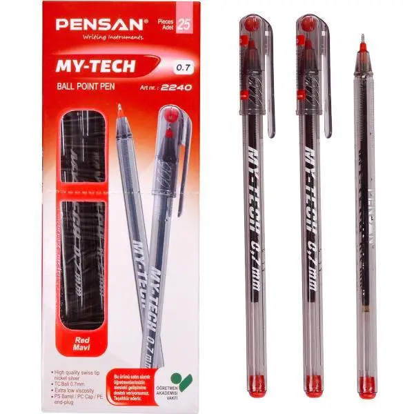 Ручка шариковая PENSAN красная My-Tech New My-Pen 2240кр