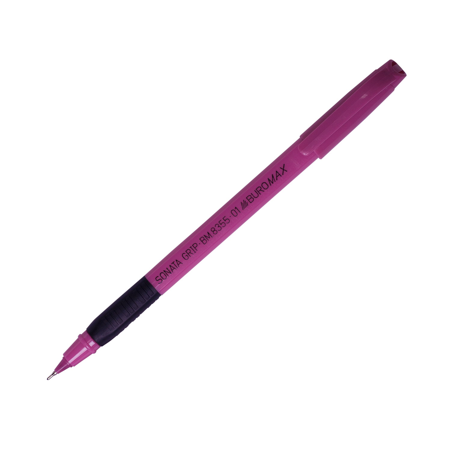 Ручка масляна BUROMAX SONATA GRIP 0,5мм синя BM.8356-01