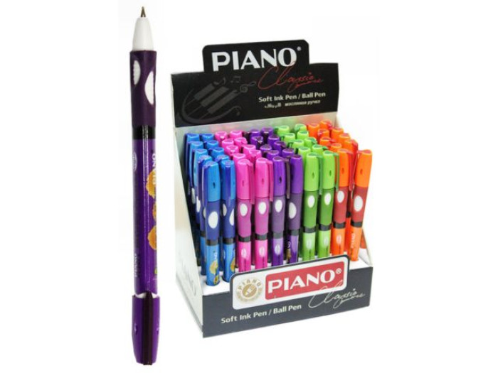 Ручка масляна Piano 0.5мм синя ДЛЯ ШУЛЬГИ 251L