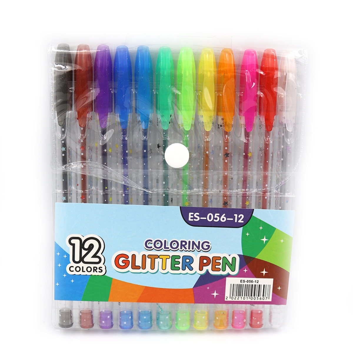 Набір гелевий ручок Josef Otten 12кол Glitter pen ES056-12